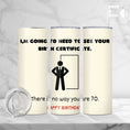 Load image into Gallery viewer, Birthday Tumbler - 70th Birthday Bounced