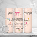 Load image into Gallery viewer, Girl Happy 13th Birthday Tumbler