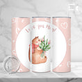 Load image into Gallery viewer, Tumbler for Mom - Bear With Flower