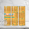 Load image into Gallery viewer, Christian Faith Tumbler - December Birthday - Righteousness