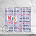 Load image into Gallery viewer, Christian Faith Tumbler - May Birthday - Patience