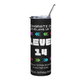 Load image into Gallery viewer, Boy 14th Birthday Tumbler - Level Up