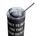 Load image into Gallery viewer, Funny Birthday Tumbler - Sixties Expired