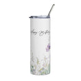 Load image into Gallery viewer, Wild Flower Birthday Tumbler