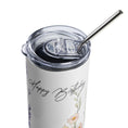 Load image into Gallery viewer, Wild Flower Birthday Tumbler