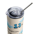 Load image into Gallery viewer, Boy 13th Birthday Tumbler - Game Wish