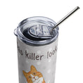 Load image into Gallery viewer, Pet Lover Tumbler - Funny Cat - Killer Look