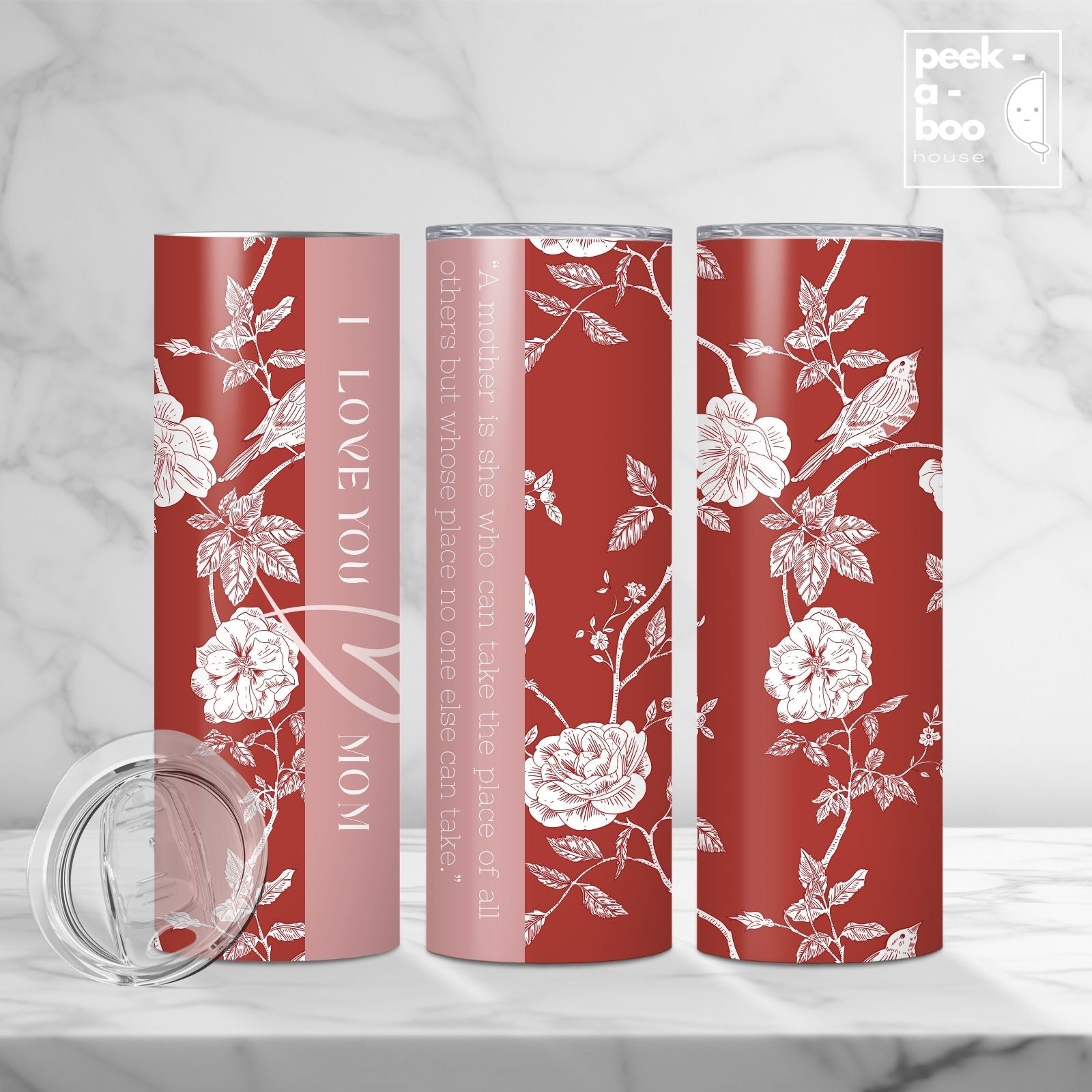 Tumbler for Mom - Red Roses