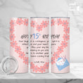 Load image into Gallery viewer, Girl Happy 15th Birthday Sweetheart Tumbler
