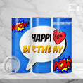 Load image into Gallery viewer, Birthday Tumbler - 18th Birthday Comic
