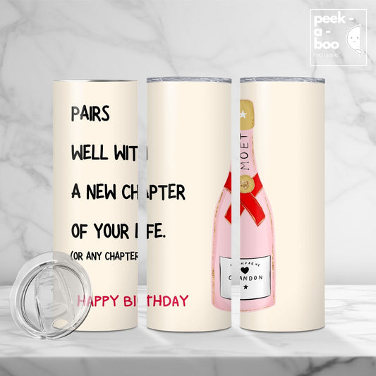 Birthday Tumbler - Pair Well With