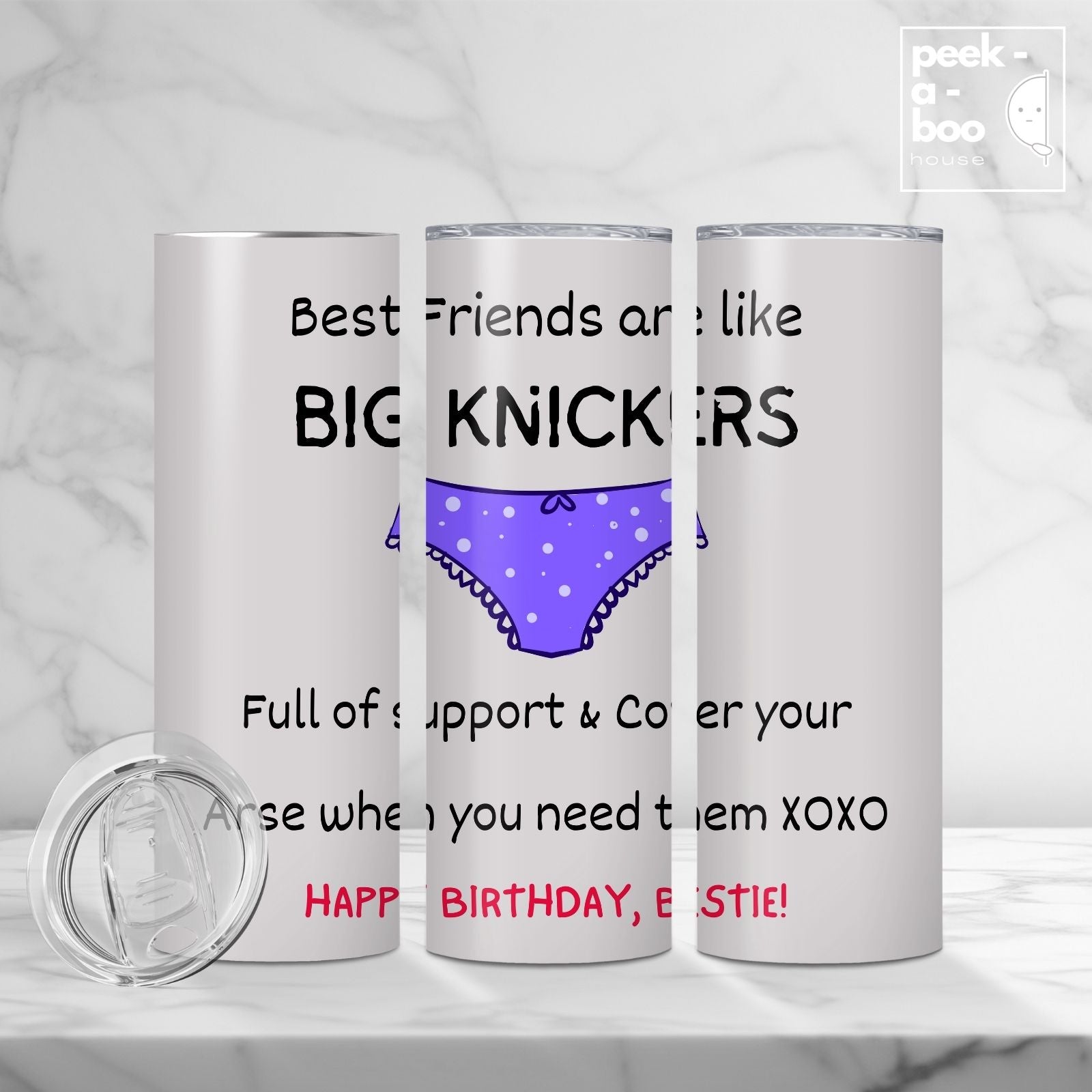 Funny Birthday Tumbler - Big Knickers