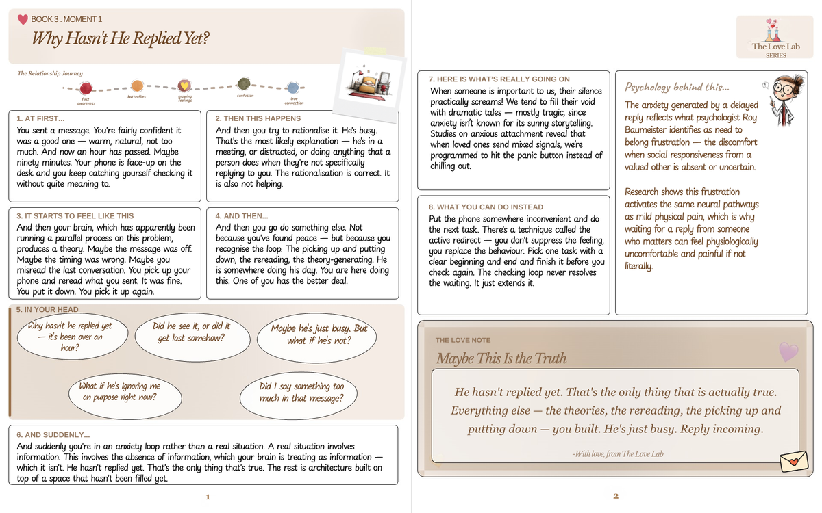 Love Lab Book 3 - Inside Your Head