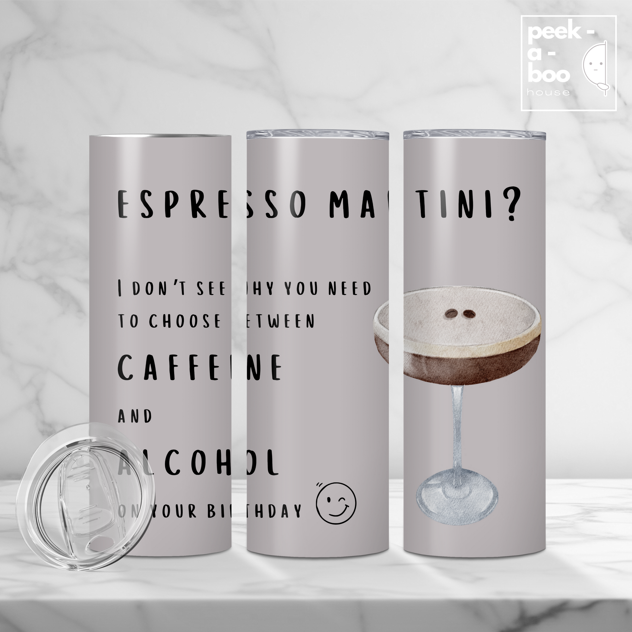 Funny Birthday Tumbler - Espresso Martini