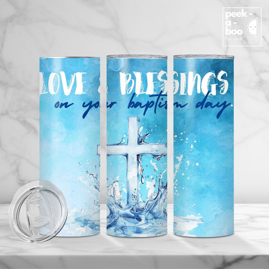 Christian Faith Tumbler - Baptism