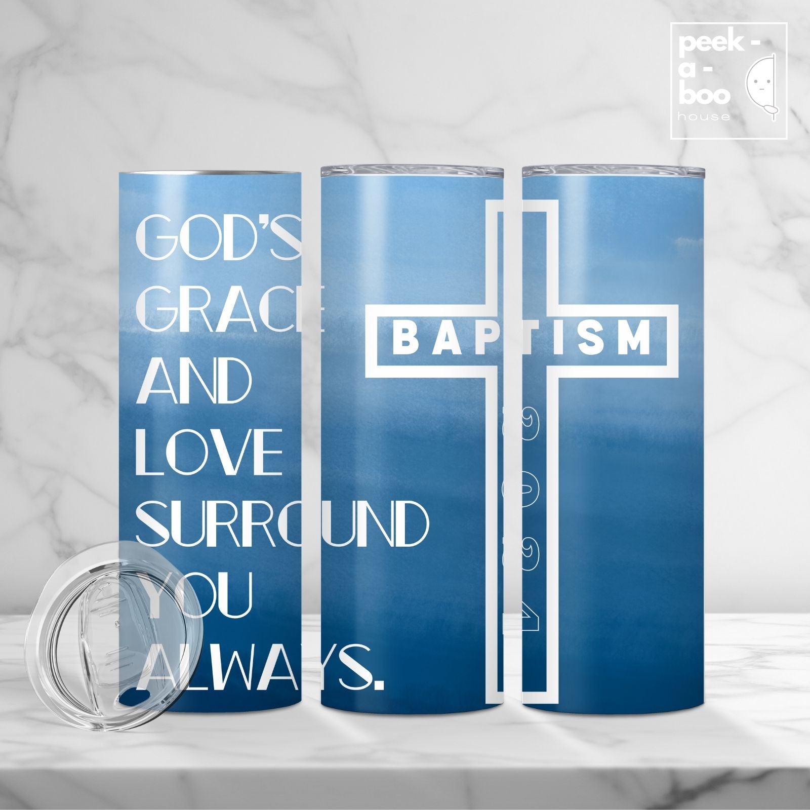 Christian Faith Tumbler - Baptism