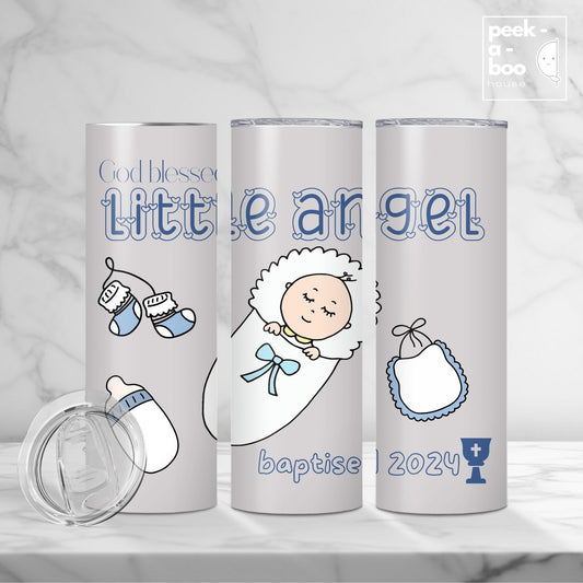 Christian Faith Tumbler - Boy Christening