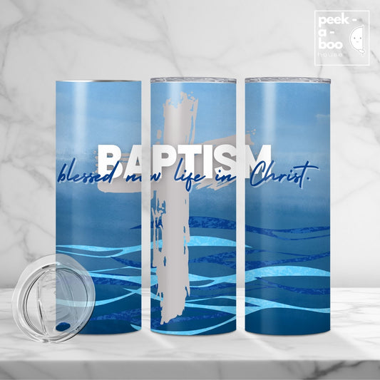 Christian Faith Tumbler - Baptism