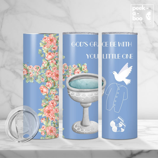 Christian Faith Tumbler - Boy Christening