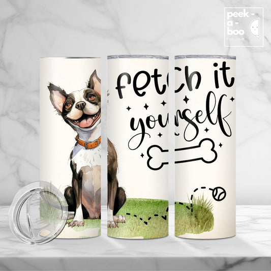 Pet Lover Tumbler - Boston Terrier