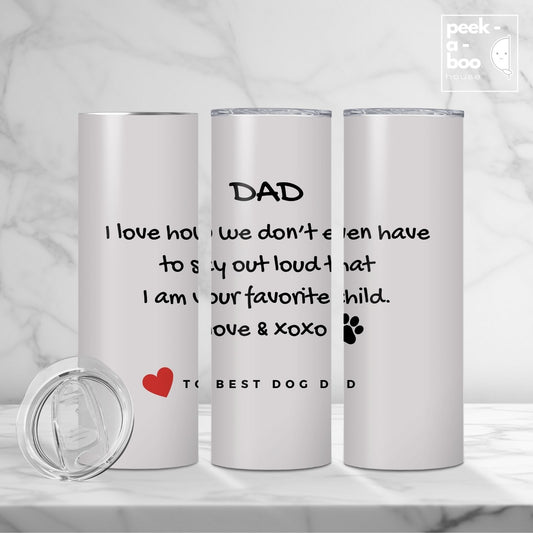 Pet Lover Tumbler - Favorite Dog Child