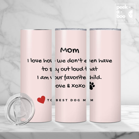 Pet Lover Tumbler - Favorite Dog Child