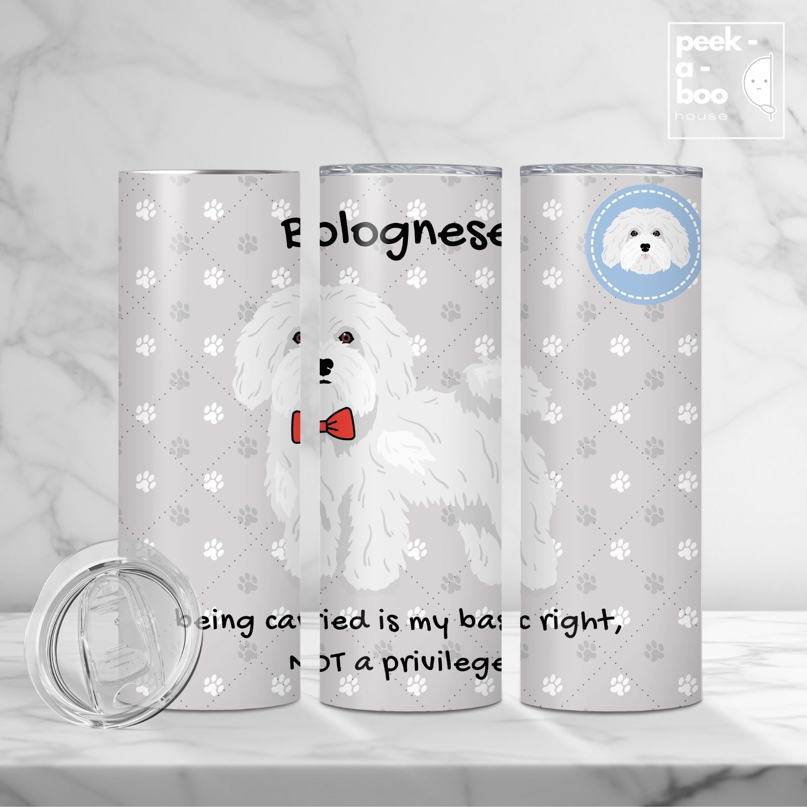 Pet Lover Tumbler - Bolognese