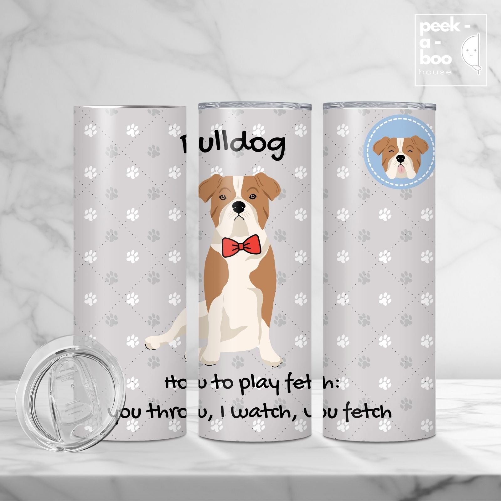 Pet Lover Tumbler - Bulldog