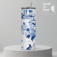 Load and play video in Gallery viewer, Tumbler for Mom - Blue Chinoiserie
