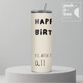 Load and play video in Gallery viewer, Funny Birthday Tumbler - Downhill
