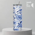 Load and play video in Gallery viewer, Tumbler for Mom - Blue Chinoiserie
