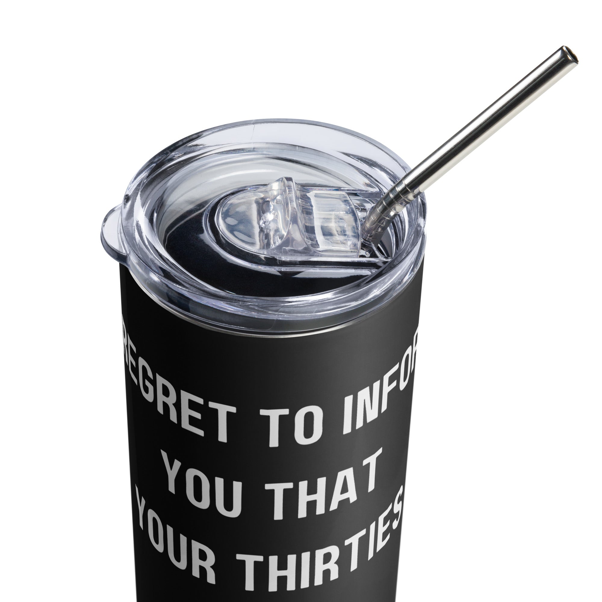 Funny Birthday Tumbler - Thirties Expired