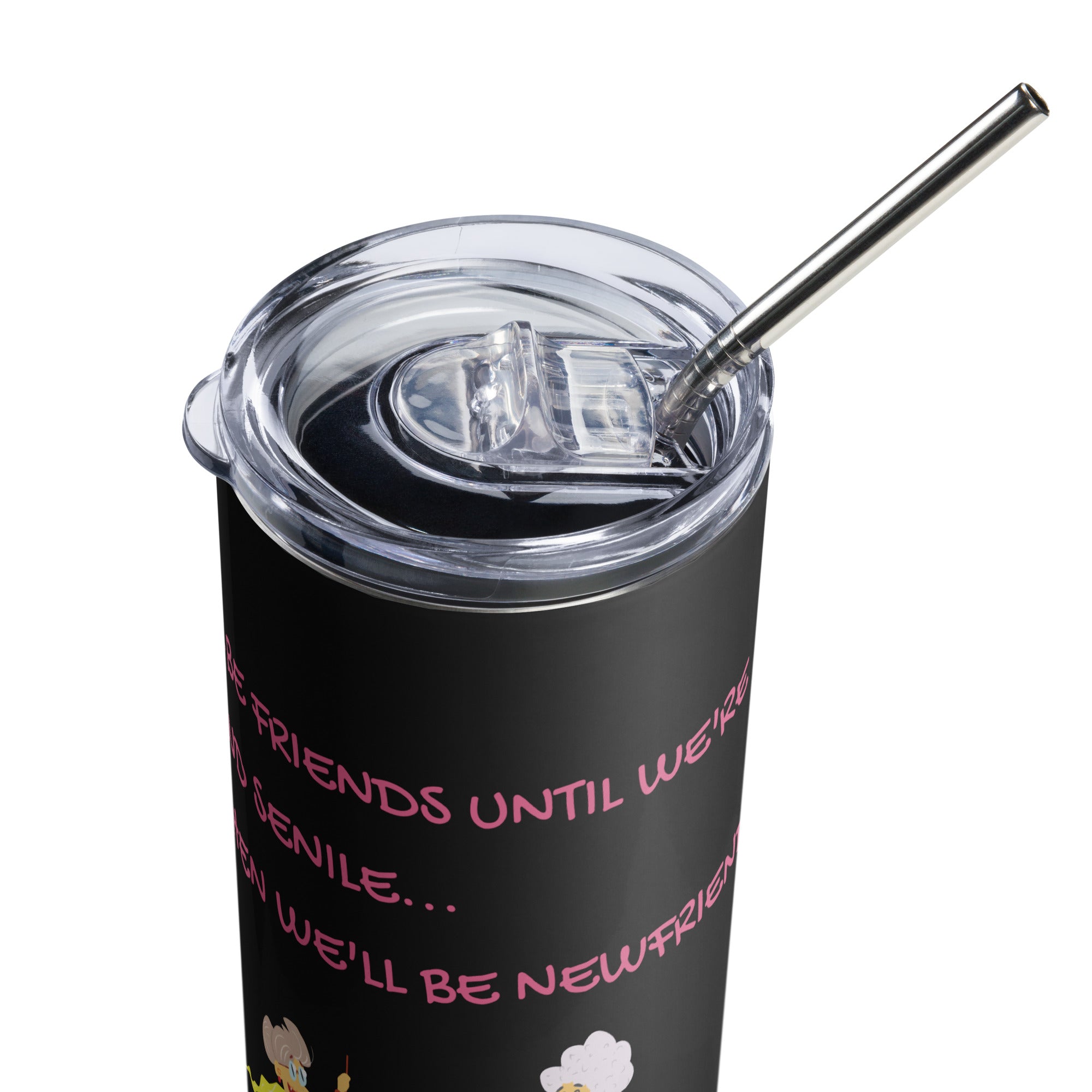 Funny Birthday Tumbler - Old And Senile