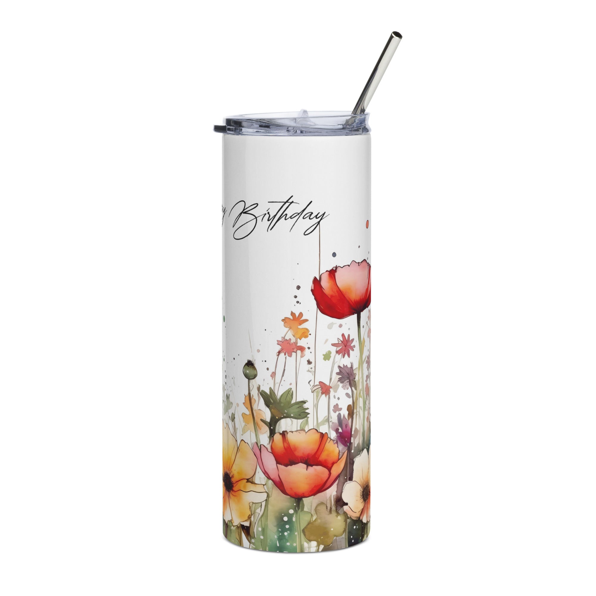 Wild Flower Birthday Tumbler