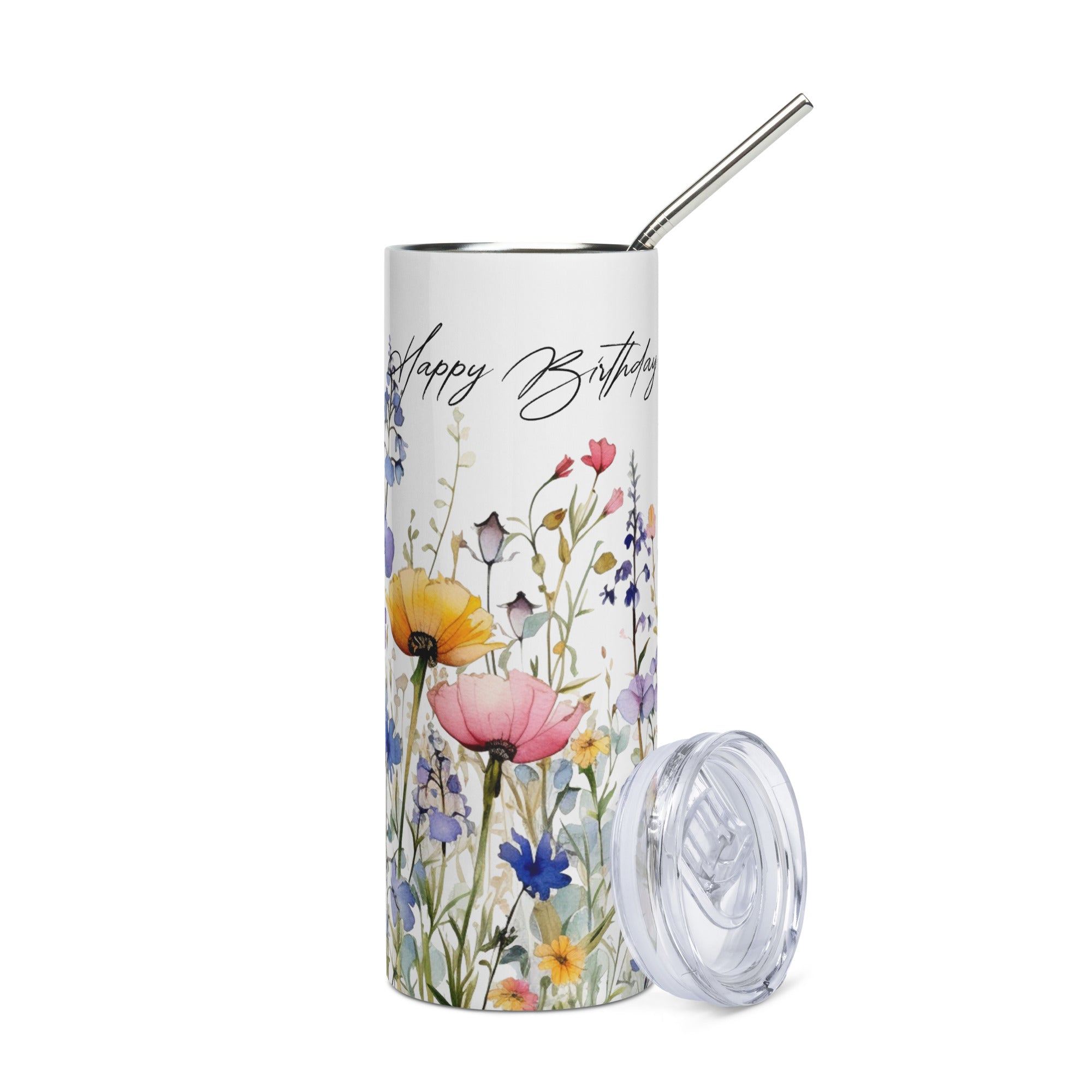 Wild Flower Birthday Tumbler