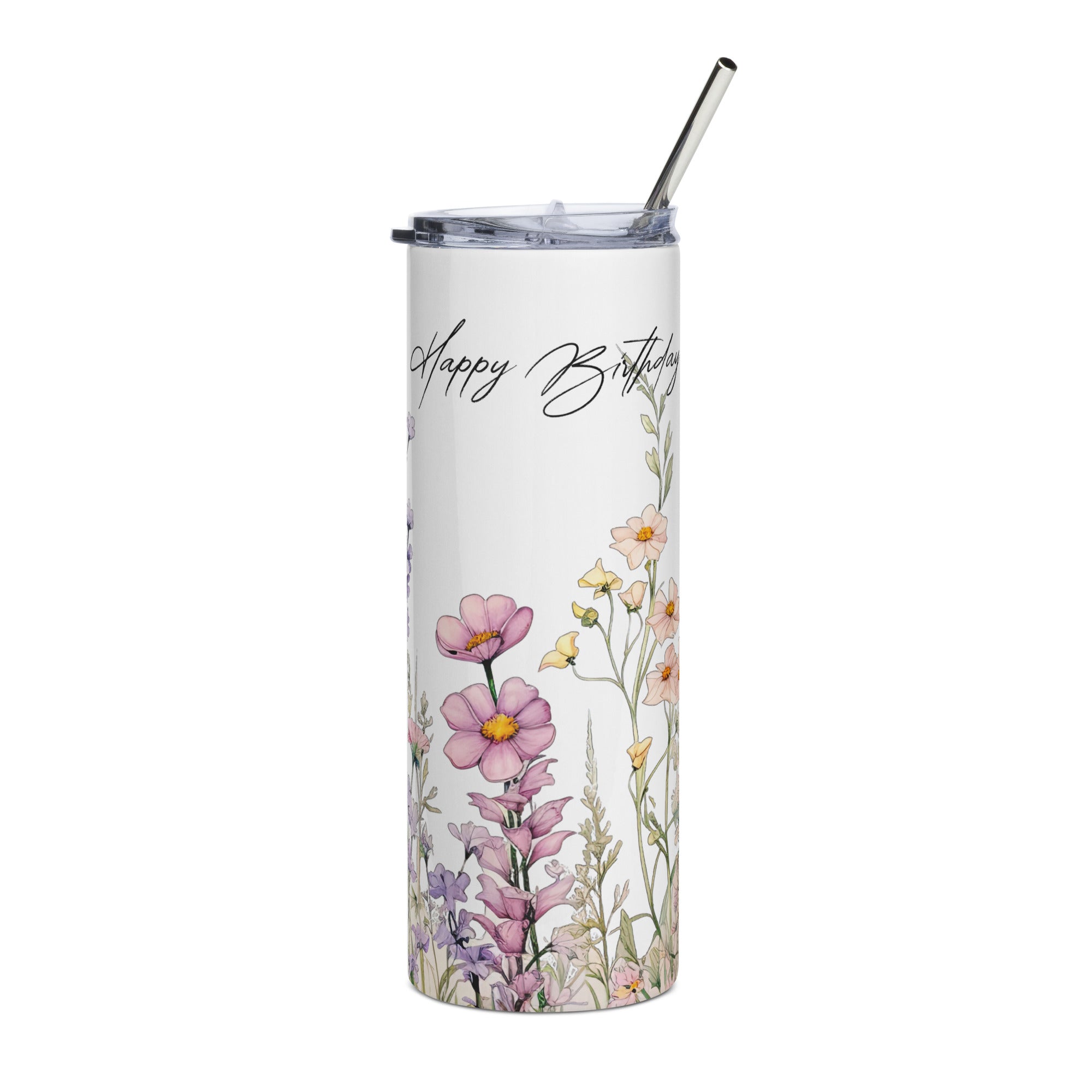 Wild Flower Birthday Tumbler