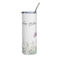 Load image into Gallery viewer, Wild Flower Birthday Tumbler
