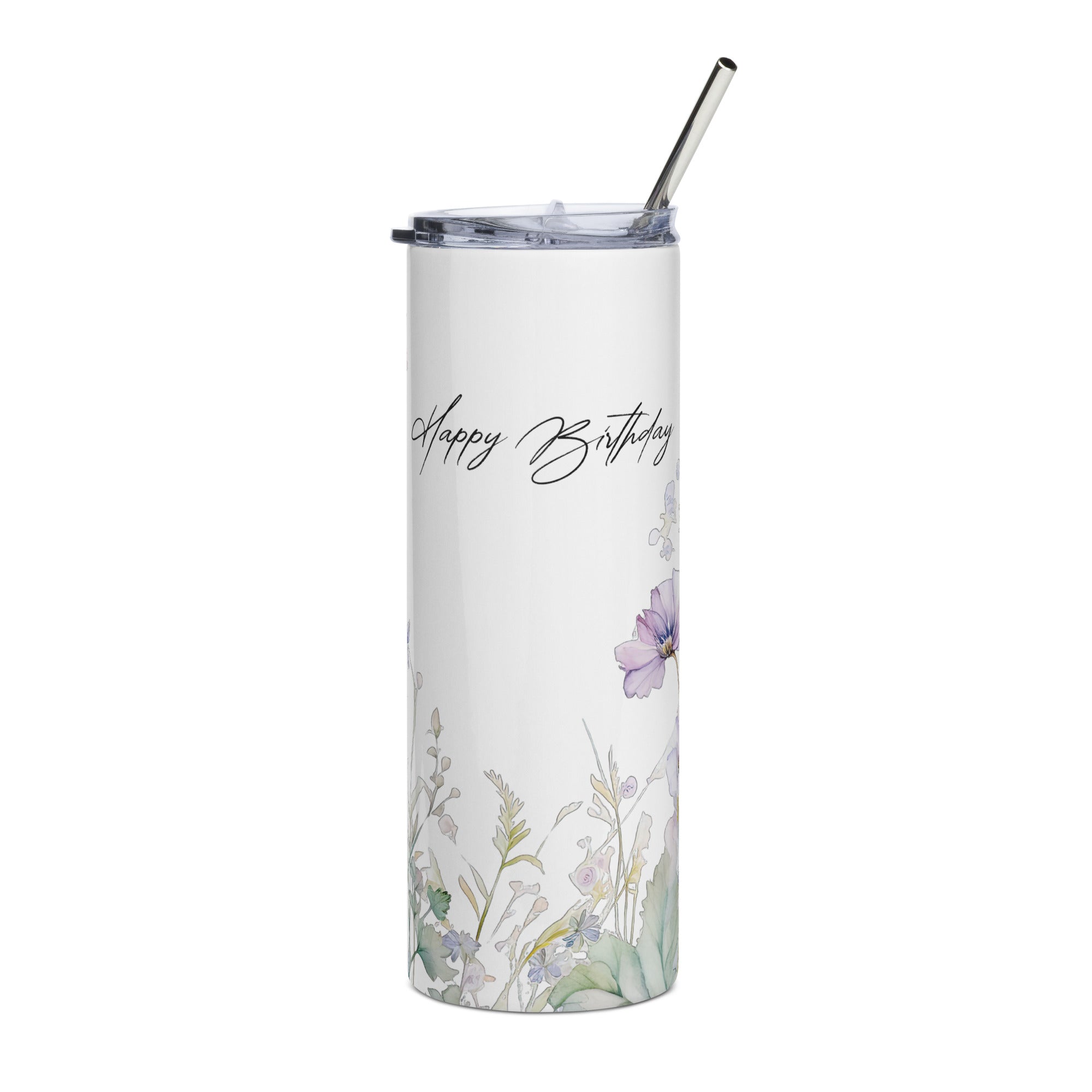 Wild Flower Birthday Tumbler