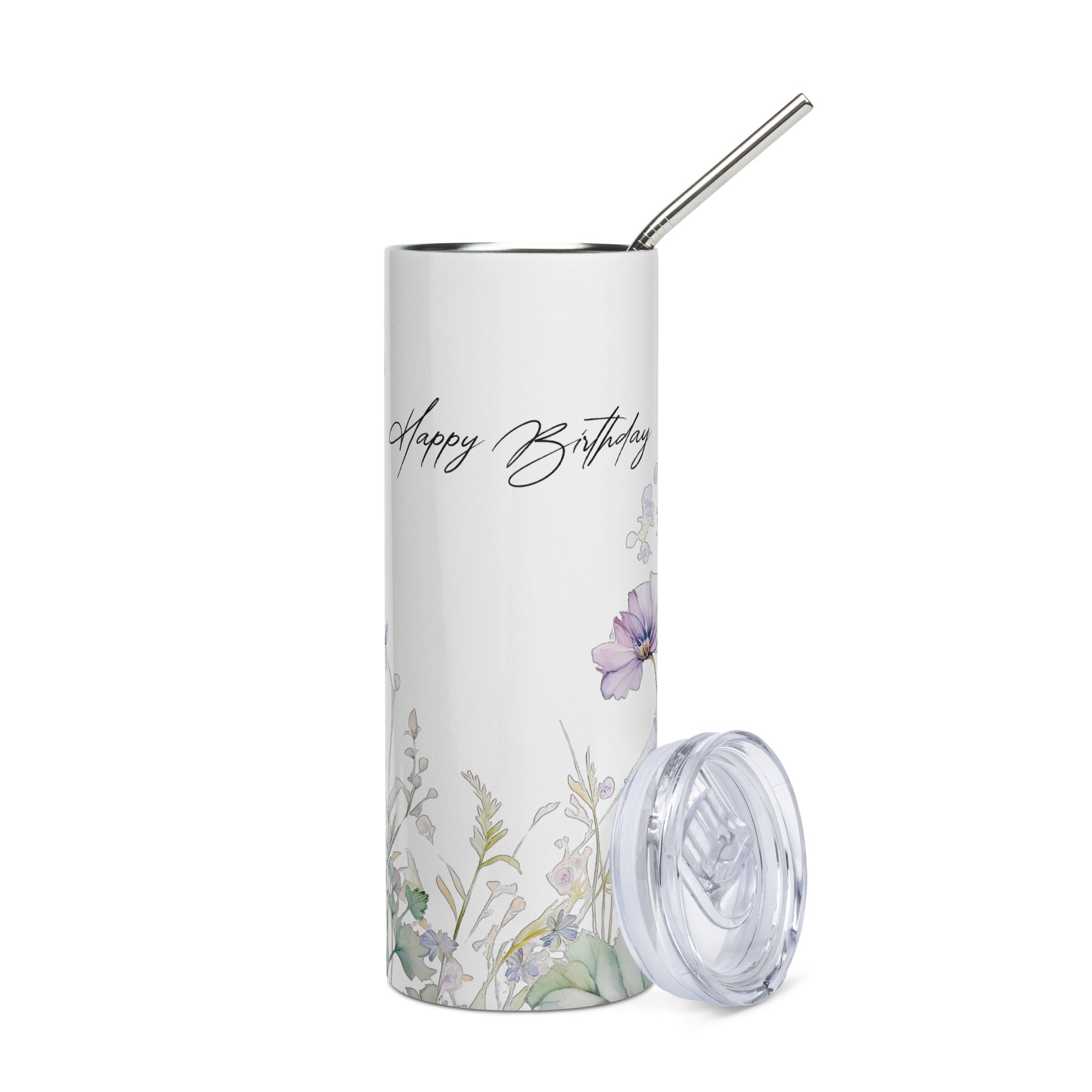 Wild Flower Birthday Tumbler