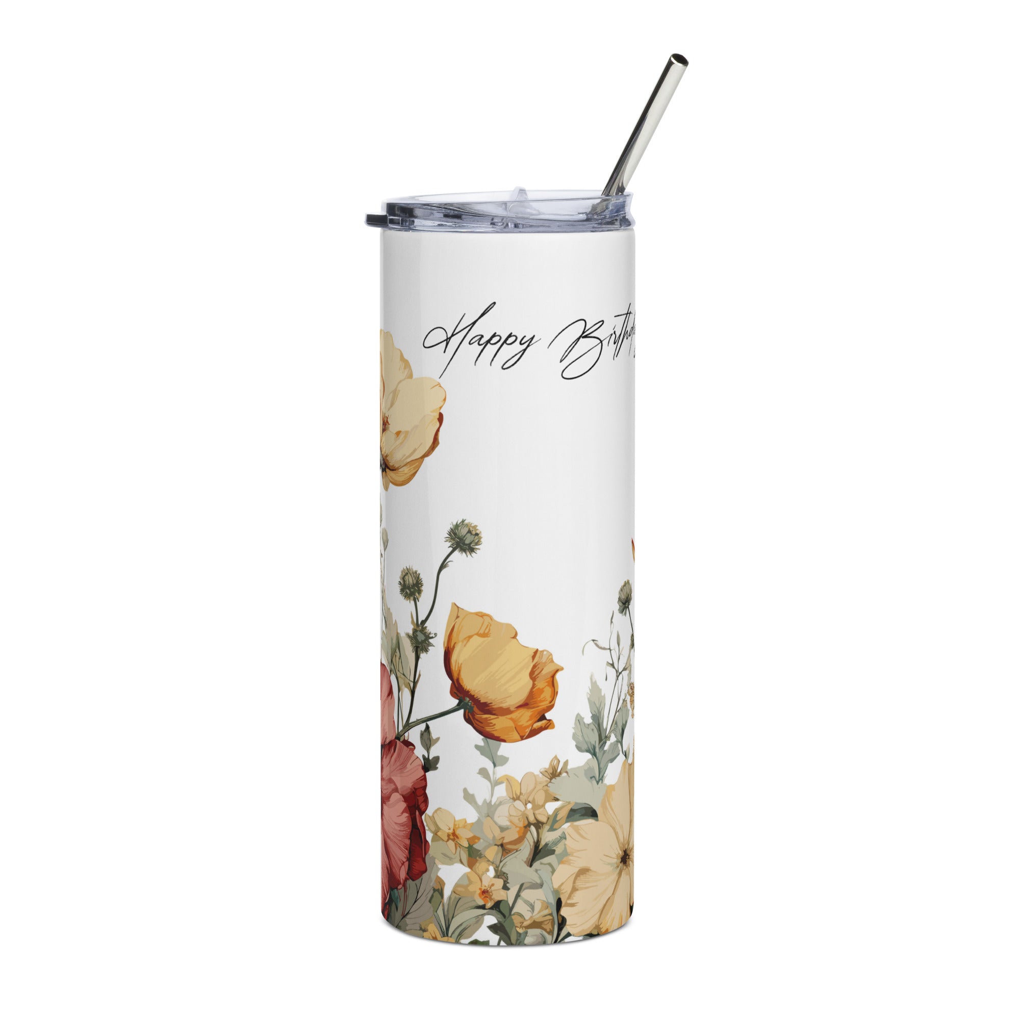 Wild Flower Birthday Tumbler