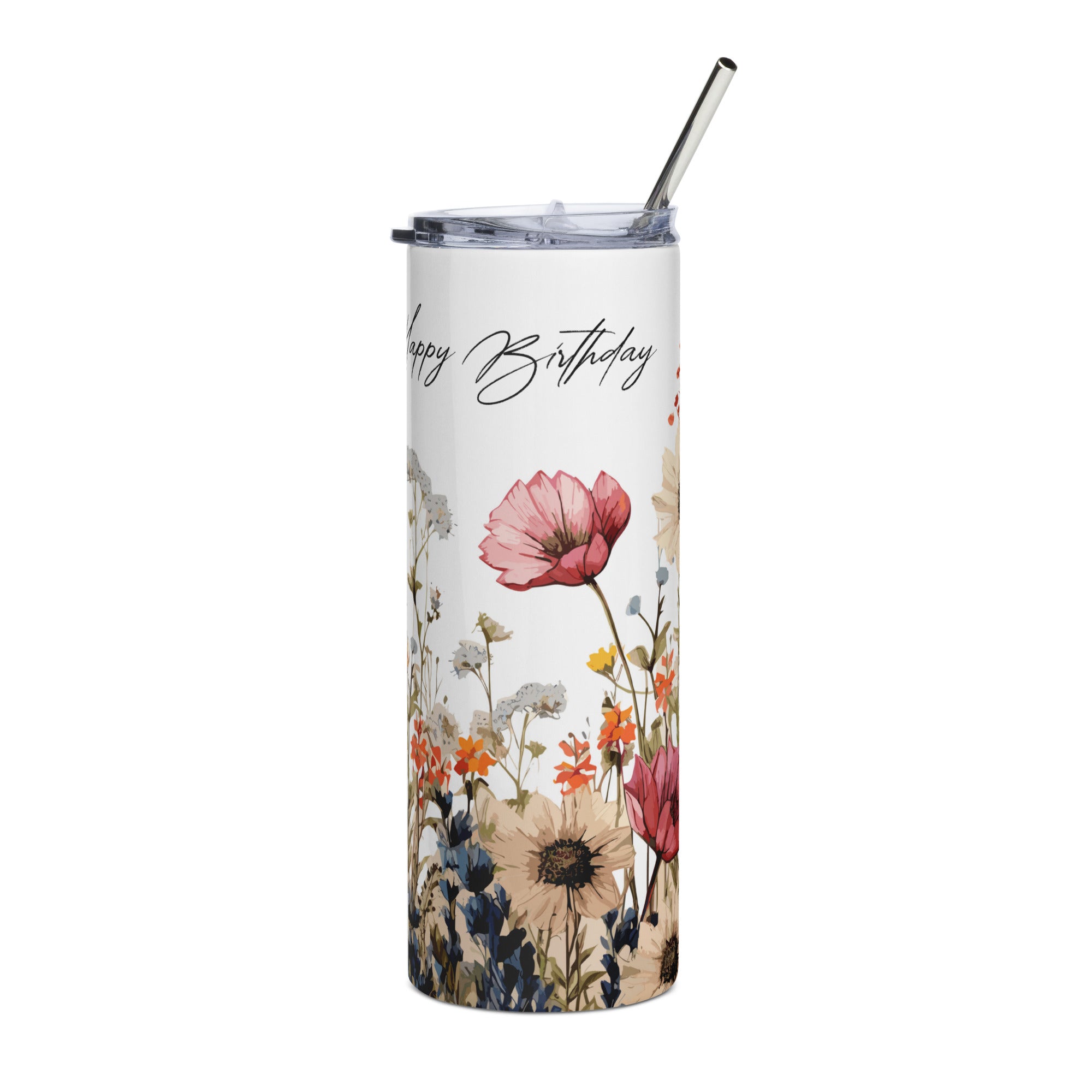 Wild Flower Birthday Tumbler