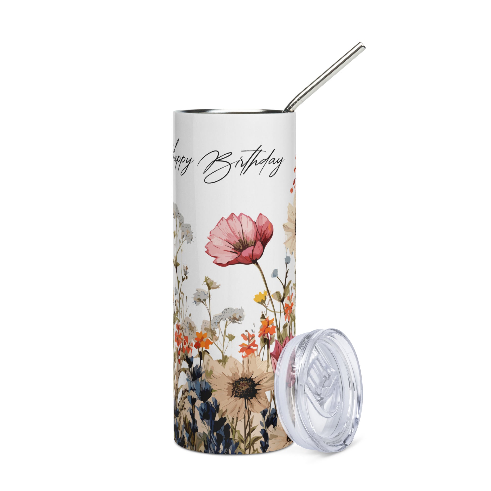 Wild Flower Birthday Tumbler