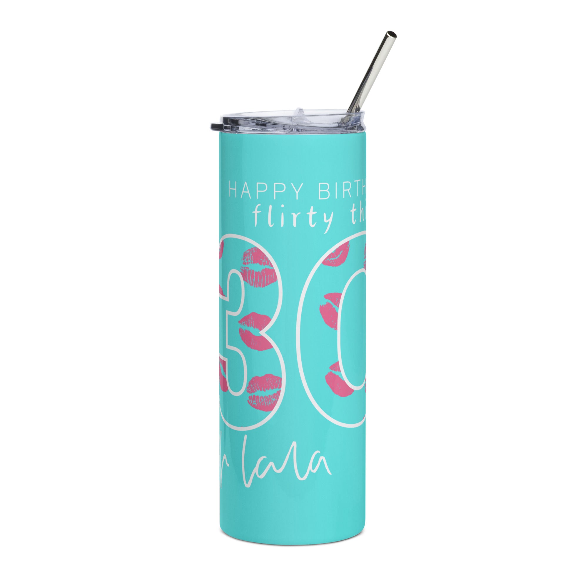 Funny Birthday Tumbler - Flirty Thirty