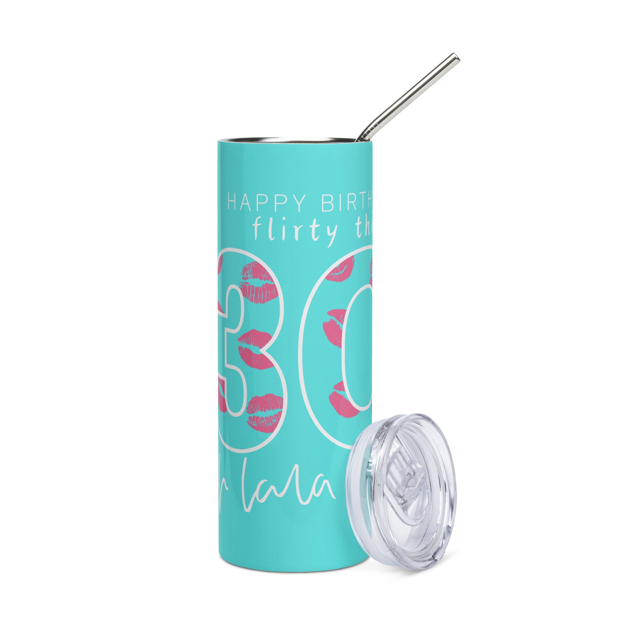 Funny Birthday Tumbler - Flirty Thirty