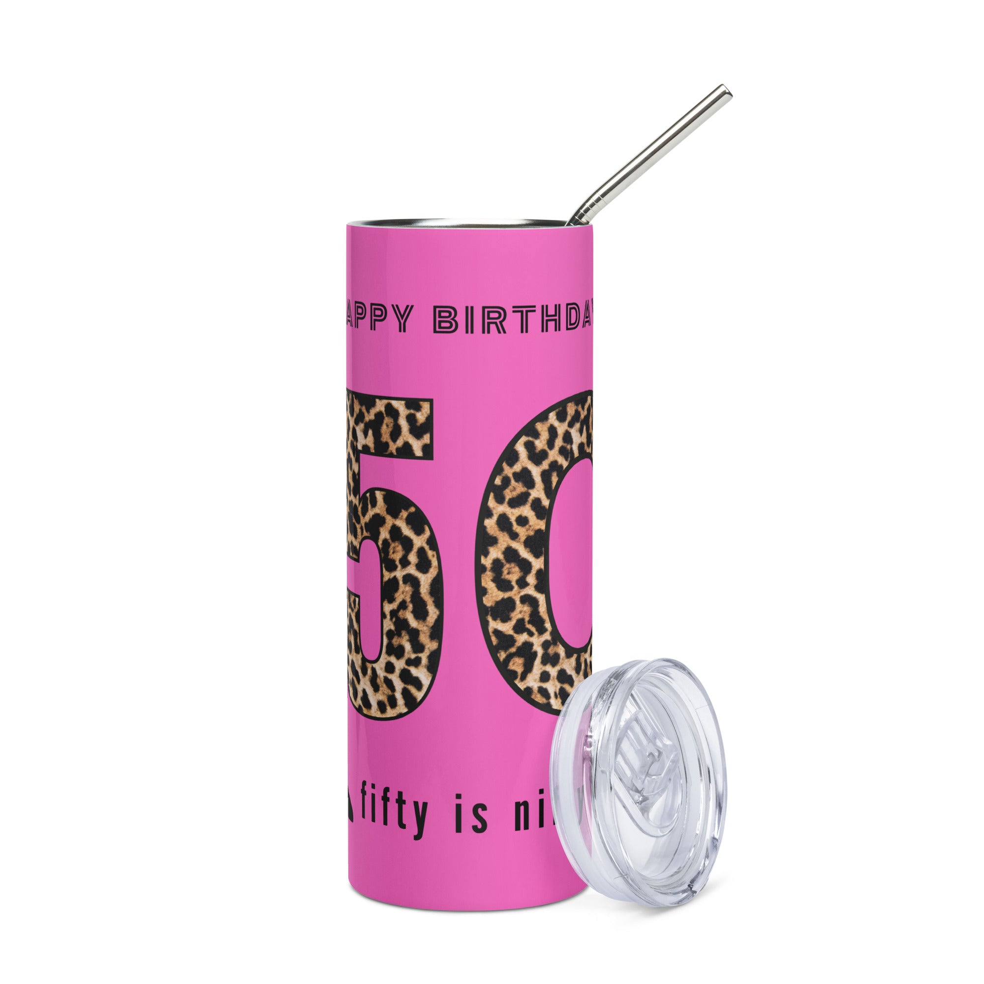 Funny Birthday Tumbler - Nifty Fifty