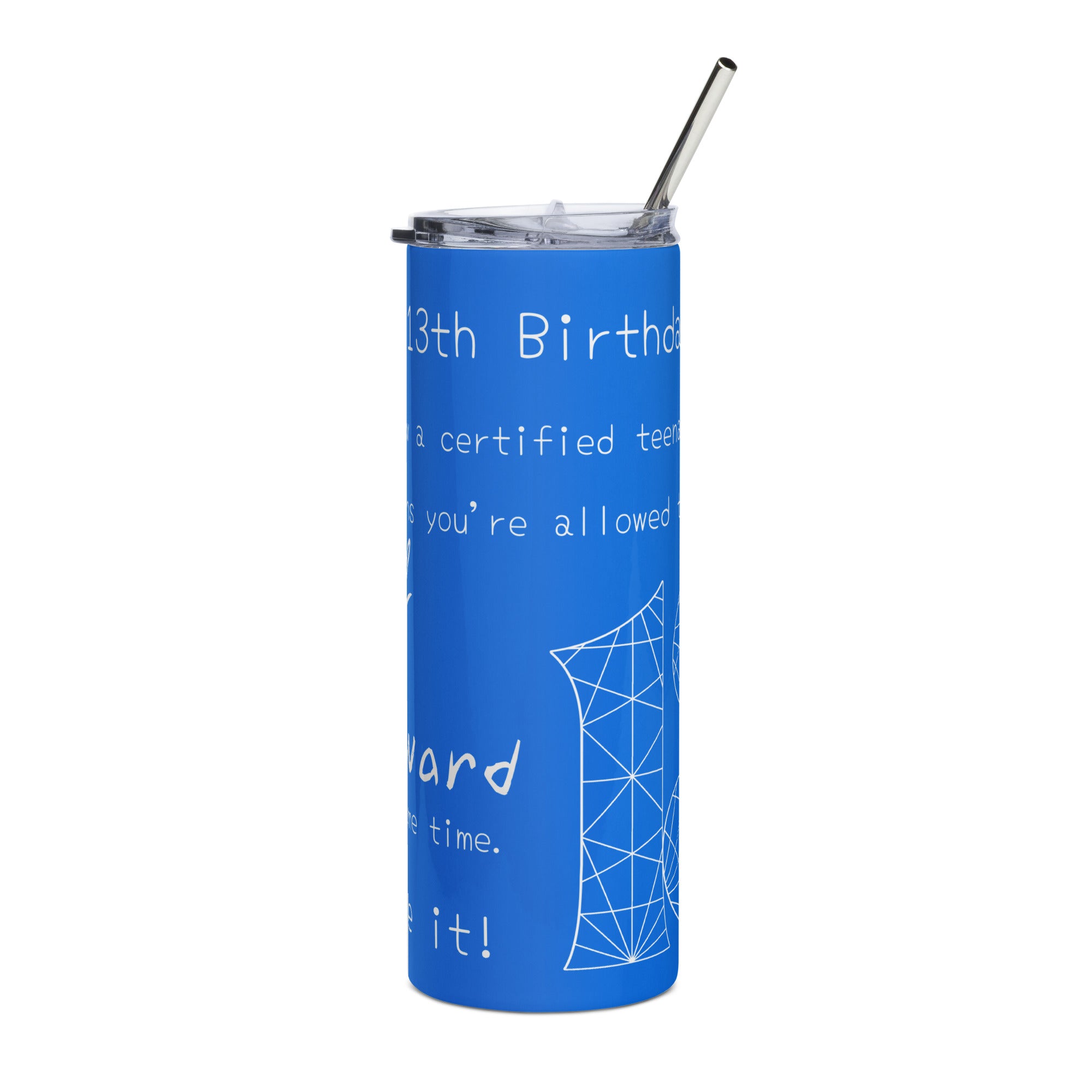 Boy 13th Birthday Tumbler - Cool & Awkward