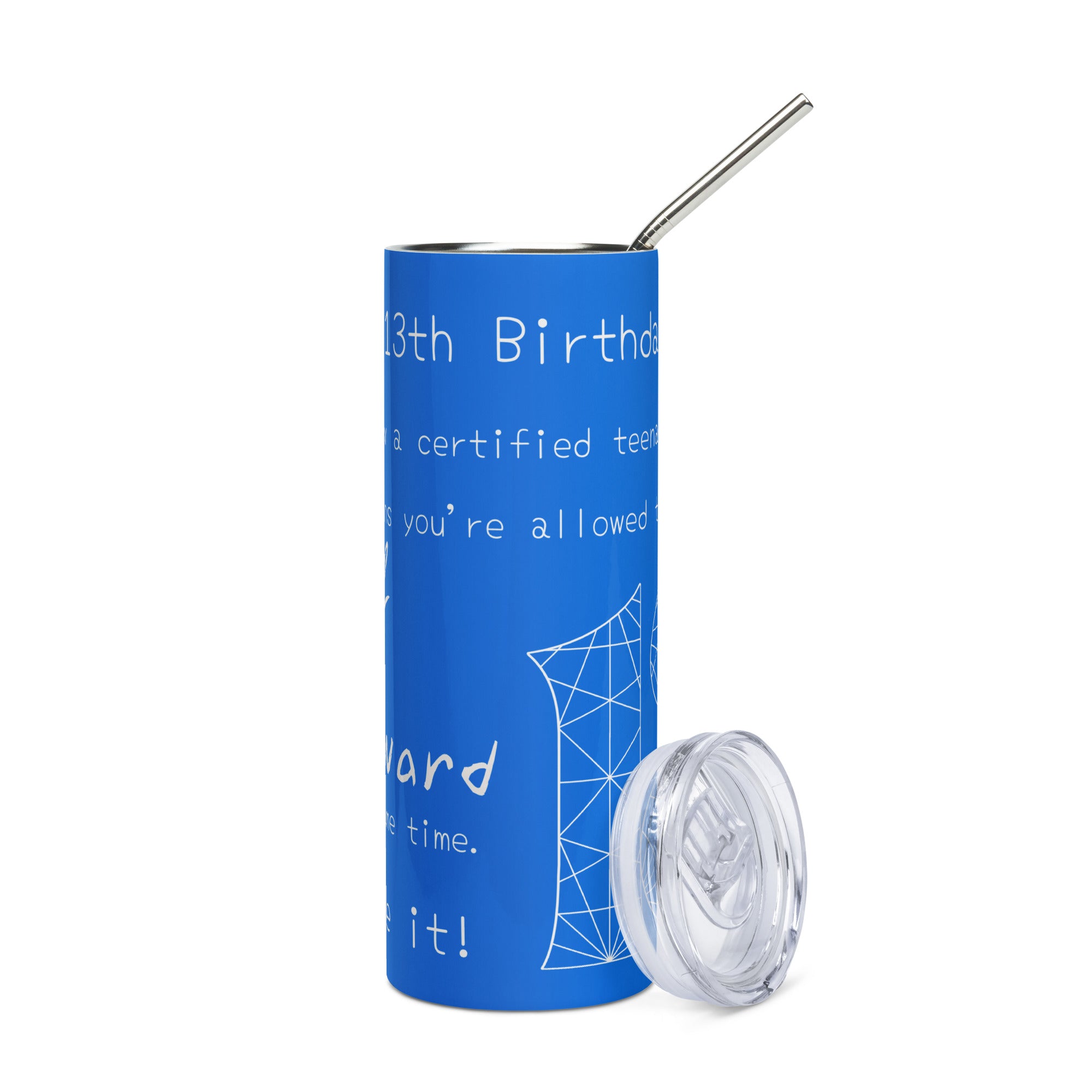 Boy 13th Birthday Tumbler - Cool & Awkward