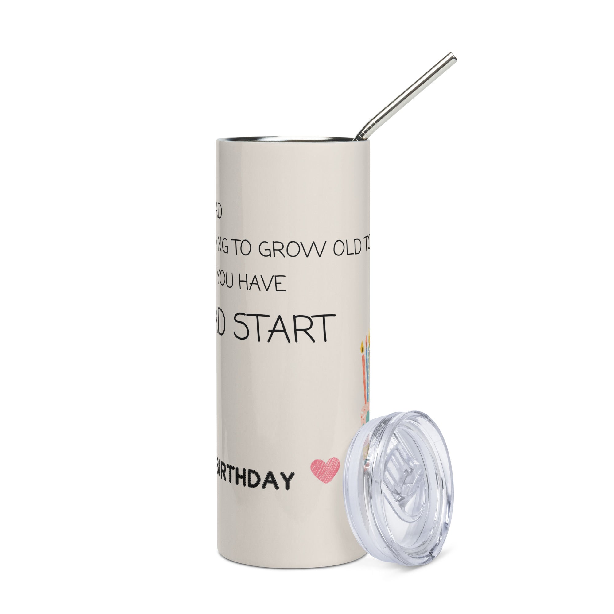 Funny Birthday Tumbler - Head Start