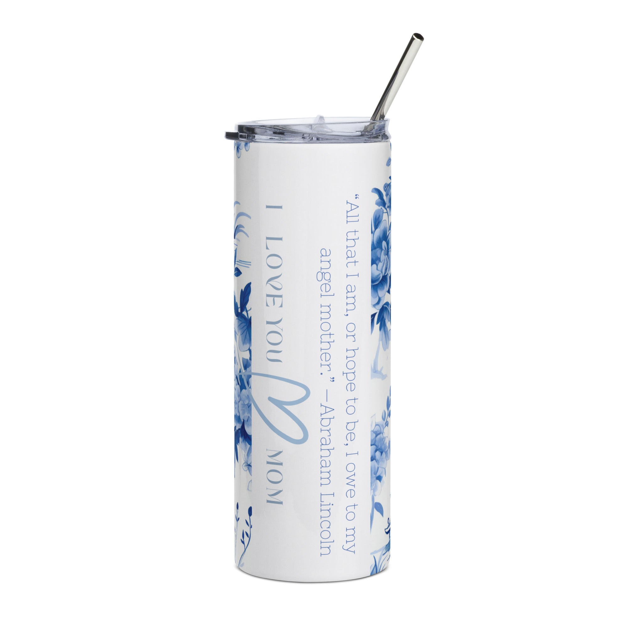 Tumbler for Mom - Blue Chinoiserie