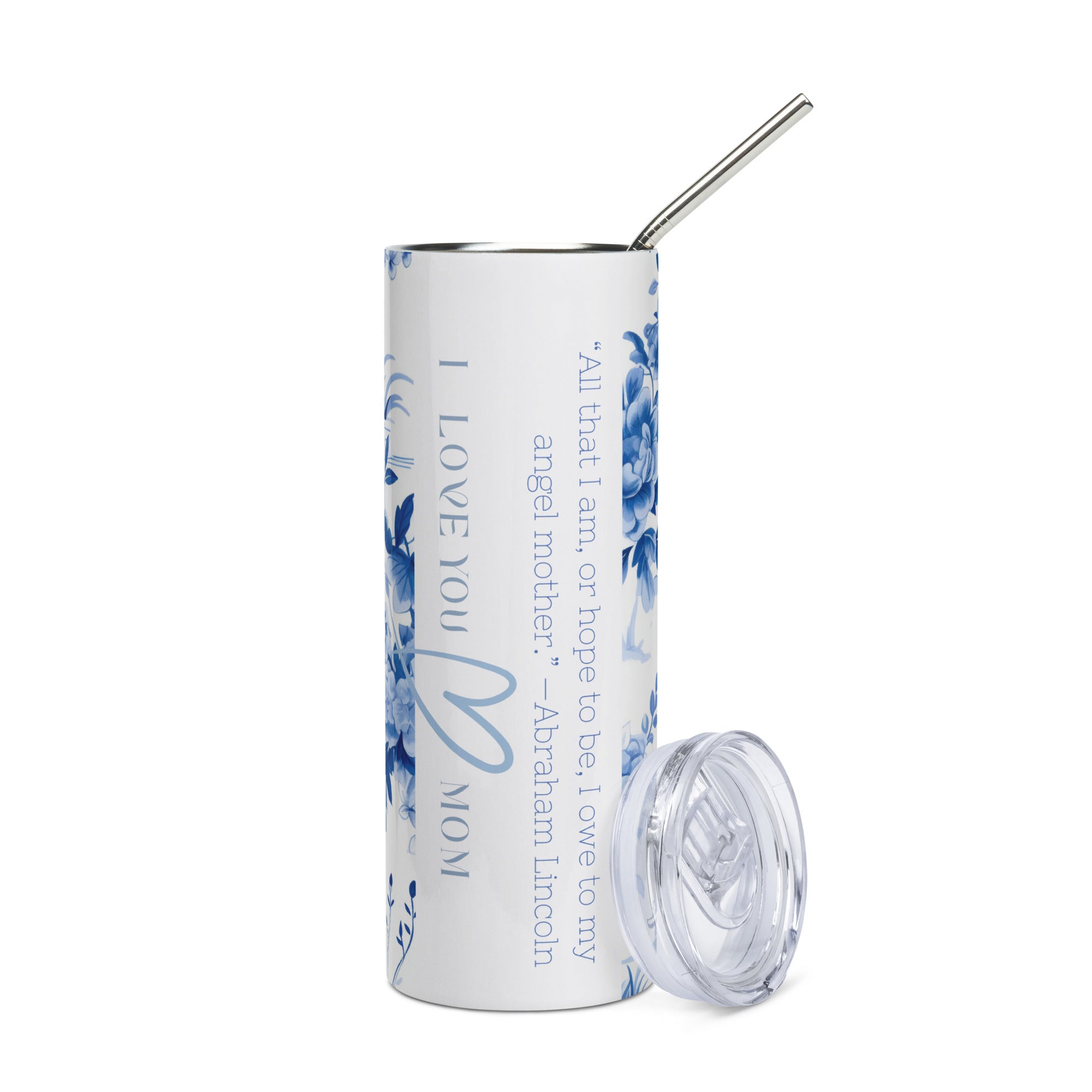 Tumbler for Mom - Blue Chinoiserie